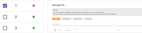 Manage your IPs overhaul